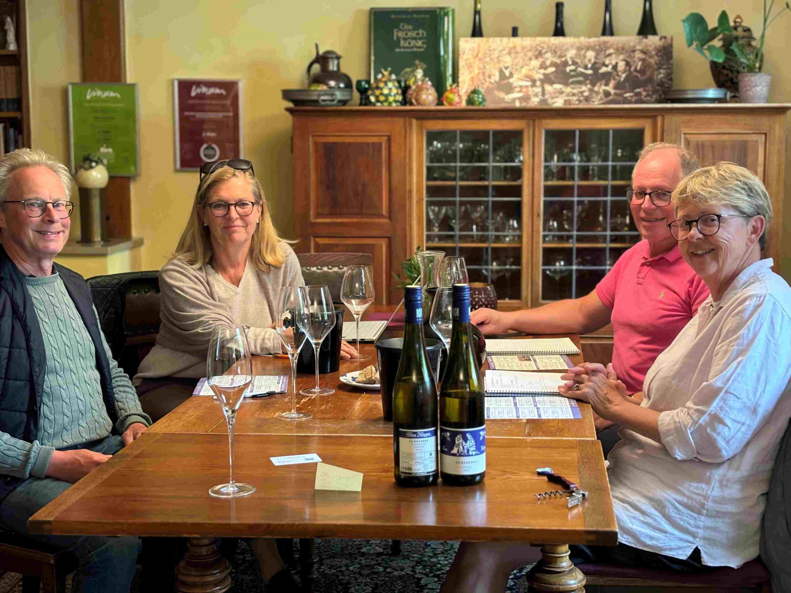 Vinprovning hos MInges