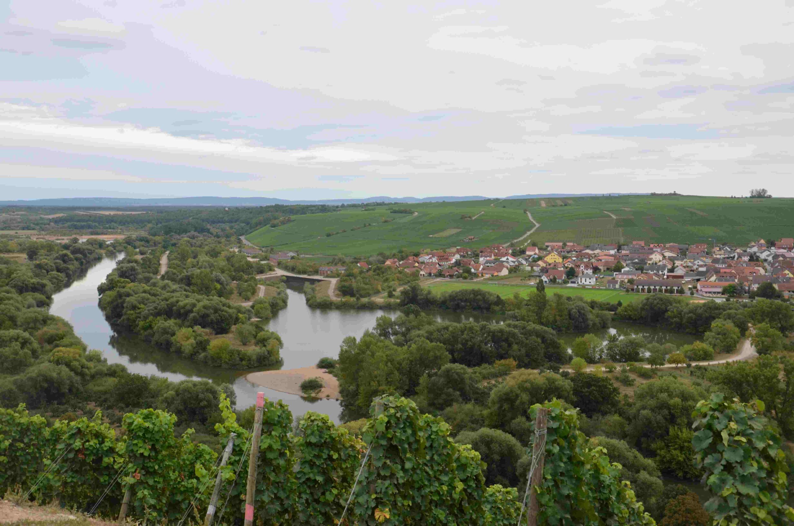 Floden Main med Nordheim i bakgrunden